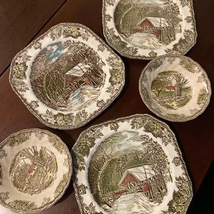 Vintage Johnson Bros Friendly Village China